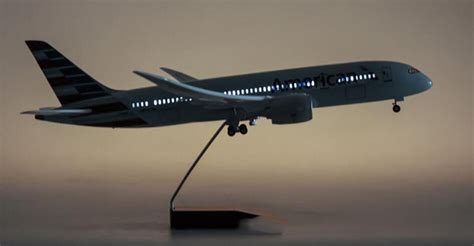 1130 Scale 47cm Boeing 787 B787 Airplane Model Us Dreamliner Aircraft