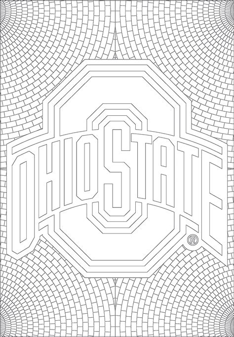 Ohio State Buckeye Coloring Pages