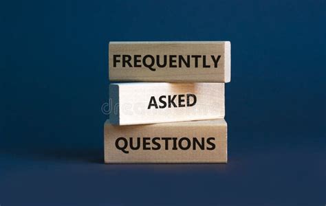 Faq Frequently Asked Questions Symbol Concept Words Faq Frequently