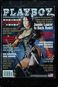 Amazon Com Playboy Us January Cover Joanie Laurer Pages Playmate Nicole Narain