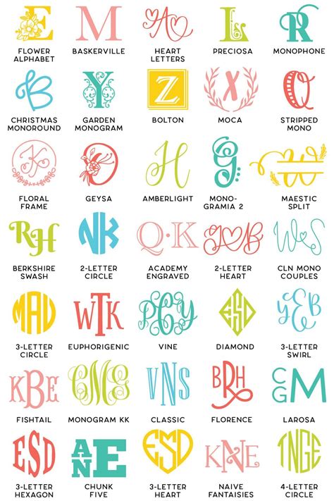 Amazing Free Monogram Fonts Artofit