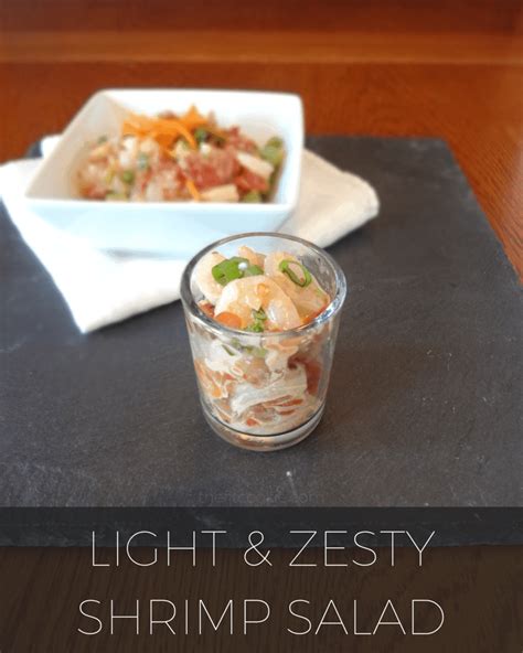To make the salad healthier, you can skip the mayonnaise and just use the crushed avocado as a binding agent. Light and Zesty Shrimp Salad (Grain Free) • The Fit Cookie