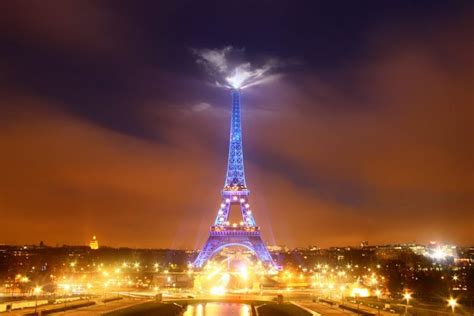 Eiffel Tower Lightning Most Beautiful Picture