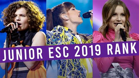 Junior Eurovision 2019 My Top 19 Youtube