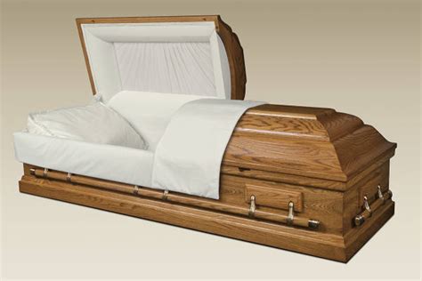 Solid Wood Half Couch Caskets