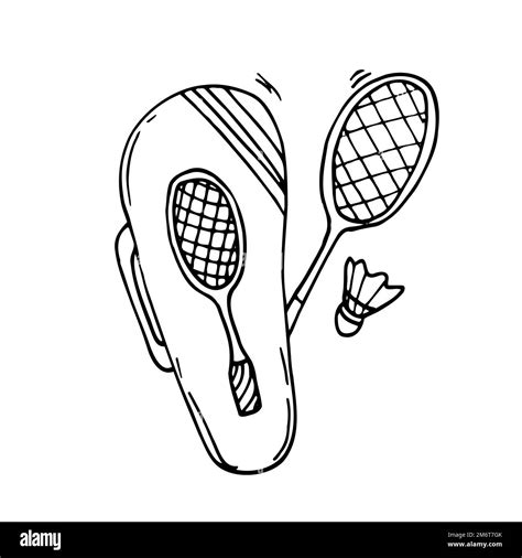 Badminton Racket Black And White Stock Photos Images Alamy