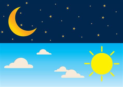 Day And Night Illustrations Royalty Free Vector Graphics And Clip Art