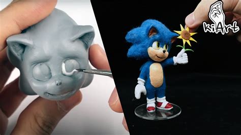 Create Baby Sonic👶🦔 With Clay Sonic The Hedgehog Movie Kiart Youtube