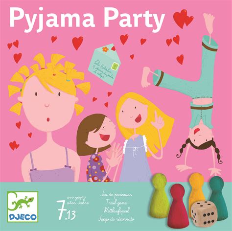Pyjama Party Board Game By Djeco The Learning Lab