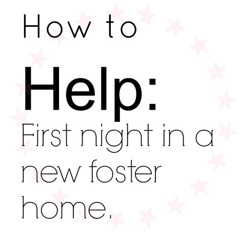 How To Help Kids Settle In On Their First Night In Foster Care Or