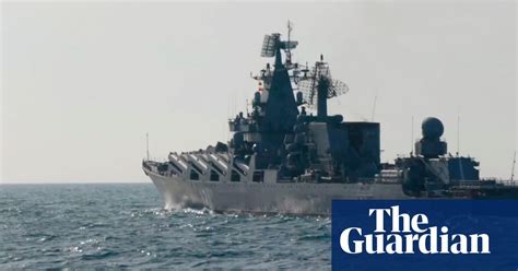 russia s moskva cruiser sinks following ukrainian claim of missile strike russia the guardian
