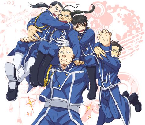Roy Mustang Alex Louis Armstrong Maes Hughes Solf J Kimblee And