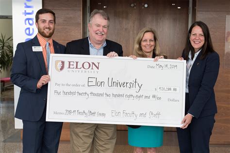 elon celebrates the success of faculty and staff giving today at elon elon university
