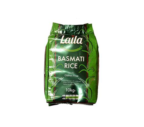 Laila Basmati Rice 10kg Grean Leaf Services