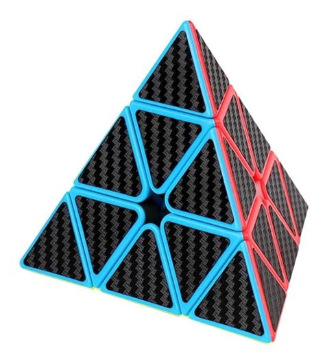 Cubo Rubik Pyraminx Moyu Cobra Fibra Carbono Profesional Freek