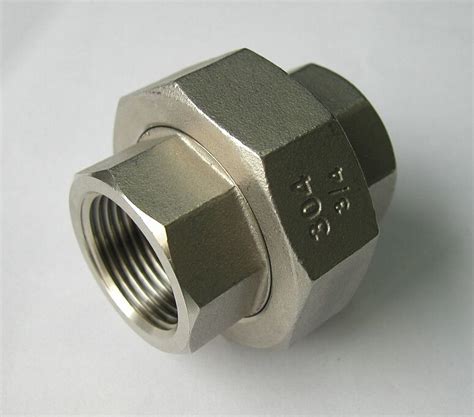 Stainless Steel Female Thread Hexagonal Hex Type Union Stainless