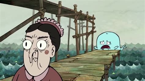 Flapjack reveals that they're outside the old cat lady's house, causing k'nuckles to gasp in fear. Marvelous Misadventures of Flapjack: I Can Prove It!