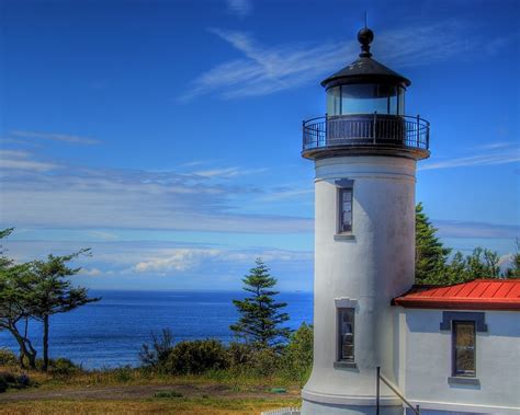 Northwest Coast Of Us Washington Admiralty Head Lighthouse World