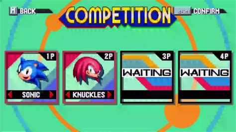 Sonic Mania Competition Mode Late Upload Youtube