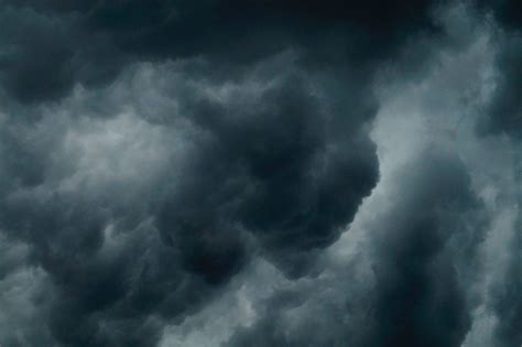 Download Dark Blue Stormy Cloudy Sky Wallpaper