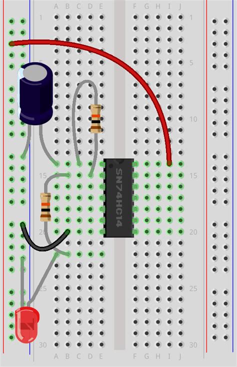 Circuit For Blinking Led