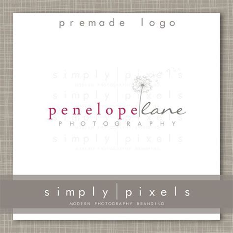 Premade Logo Photography Penelope Collection By Simplypixels 2000