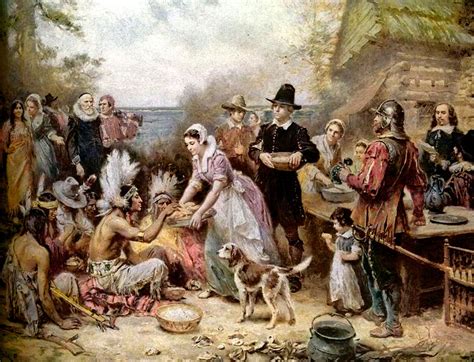 The Story Of The Pilgrims Celebrating Holidays