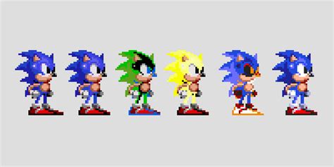 Pixilart Sonic 2 Sprite Evolution By I Like Sonic 91