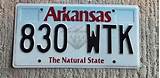 Arkansas License Plates 2017 Images