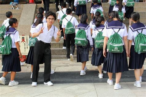 Groups Of Japanese High School Girls In Uniform Telegraph