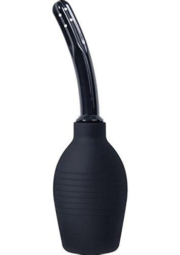 Buy Adam And Eve Ez Anal Douche Black Sleek And Flexible Douche For Anal Play Compatible With