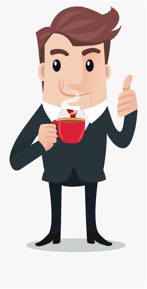 Graphic Library Download Man Drinking Coffee Clipart