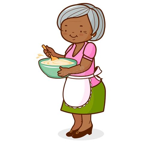 Grandma Cooking Stock Illustrations 448 Grandma Cooking Stock A8a