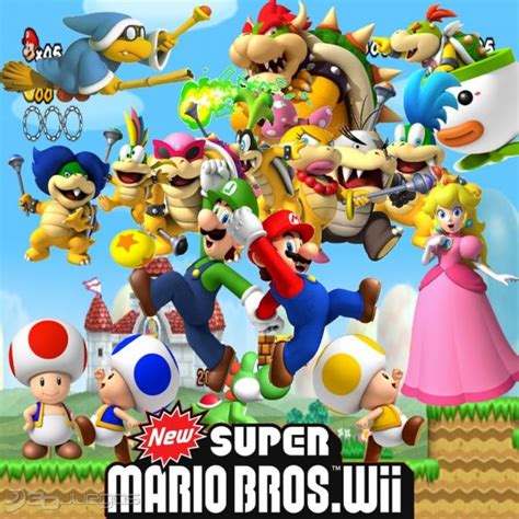 Carátula Oficial De New Super Mario Bros Wii U 3djuegos