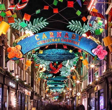 Tropical Christmas Do You Like The Christmas Lights On Carnaby Street Canonuk D