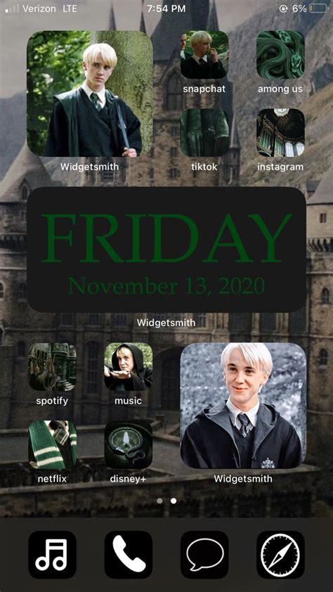 Ios 14 Harry Potter Home Screen Iphone Design Iphone Wallpaper App Phone Icon