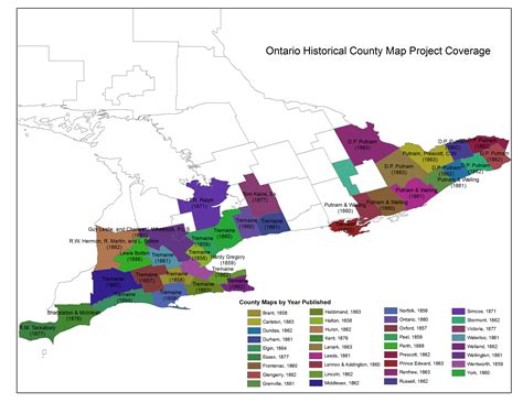 Ontario Canada County Map Other Dressesdressesss