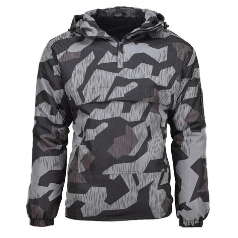 Anorak Jacket Splinter Camouflage Hooded Sportswear By Mil Tec Gomilitar