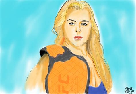 digital art ronda rousey digital drawing by xpector ourartcorner
