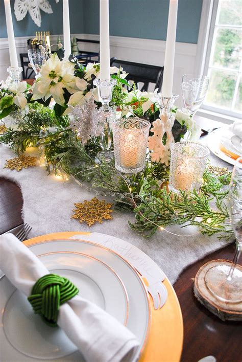 Celebrate The Beauty Of The Frosted Forest With This Winter Tablescape