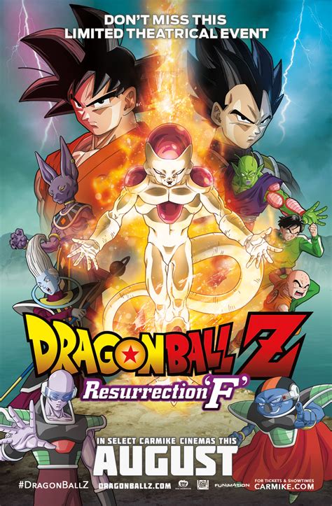 Just like the previous movie, i'm heavily leading the story and dialogue production for another amazing film. i really shouldn't talk too much about the plot yet, but be prepared for some extreme and entertaining. Dragon Ball Z: Resurrection 'F' DVD Release Date October ...