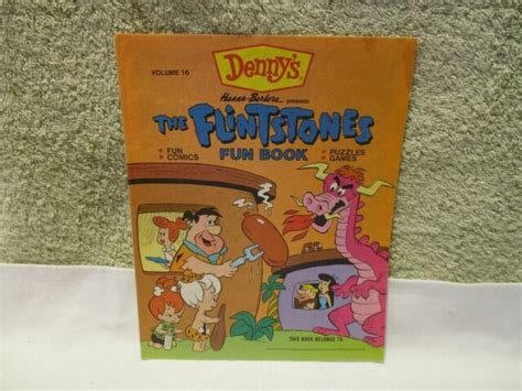 Dennys The Flinstones Fun Book Volume 16 Ebay