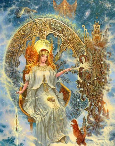 Славянская богиня судьбы Искусство женщин Богини Мифология
