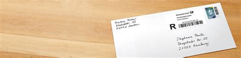 Für Ihre Wichtigen Briefsendungen Deutsche Post Einschreiben