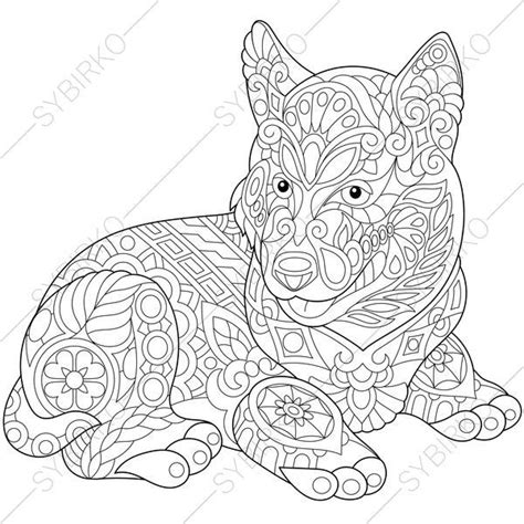 Adult Husky Dog Coloring Pages Coloring Pages