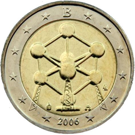 2 Euro Belgien 2006 Atomium Welt Der Numismatik