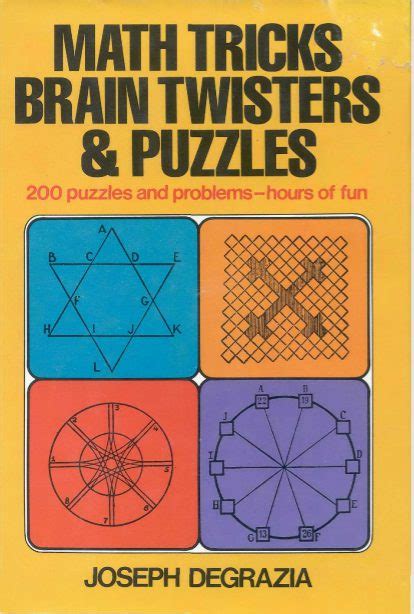 Math Tricks Brain Twisters And Puzzles By Joseph Degrazia Pdf Free