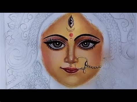 Durga Maa Durga Maa Oil Pastel Navratri Special Navratri Mandala Hot