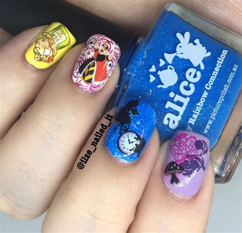 Alice In Wonderland Inspired Nails Nails Class Ring Rainbow Connection