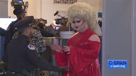 A Drag Queen News Reporter Snatched Wigs At The Trump Impeachment